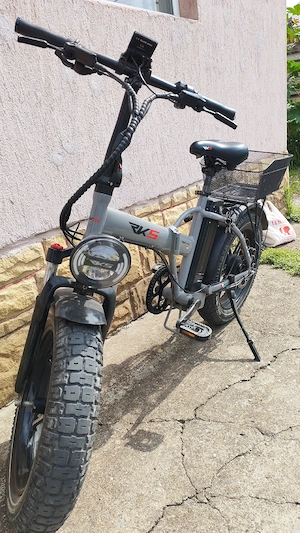 bicicleta electrica rks nero M  - imagine 3