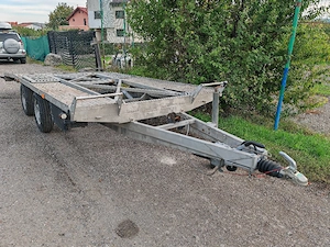 Vând remorca 6m pt transport 2 auto