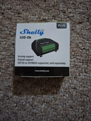 Modul Extensie Senzori Shelly Plus Add-On Temperatura Umitidate