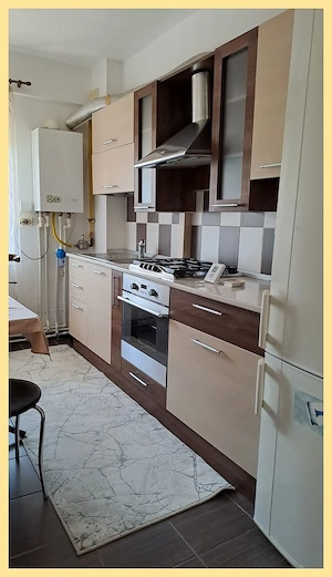 Închiriez apartament 2 camere, 60 mp, etaj 2, bloc 2009, terasă mare, parcare privată   Focsani - imagine 3