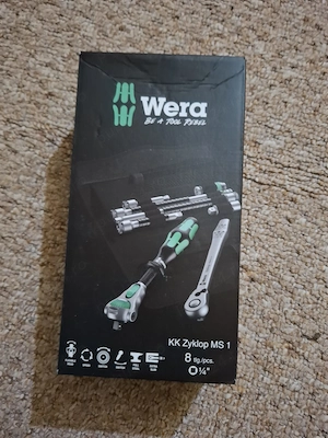 Set 8 chei Wera Kraftform Kompakt Zyklop MS1 Metal Speed 1 4in 