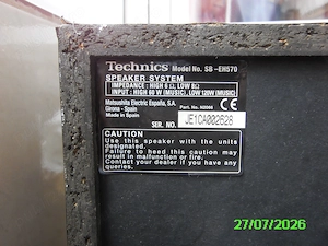 boxe technics cu 4 fire la intrare si telecomanda sist.Technics - imagine 4