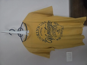 Tricou galben Broklyn Usa Vintage