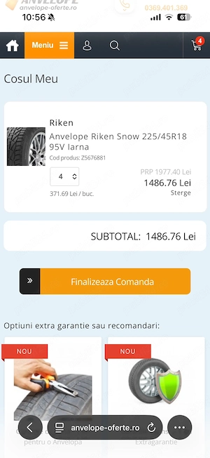 Anvelope Noi RIKEN Pe 18 - imagine 2