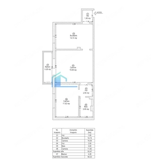 Apartament 2 camere, zona Blascovici | 54 mp utili | 99.000 EURO - imagine 13