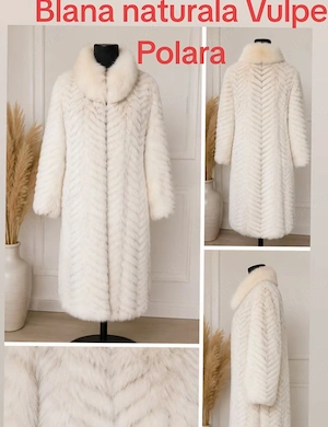Blana naturala Lux Vulpe Polara, 2500 lei 