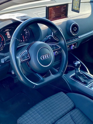 Audi A3 Sedan 2.0 TDI (150 CP) | Interior S-Line | Revizie Nouă | + Jante S3 18 - imagine 3