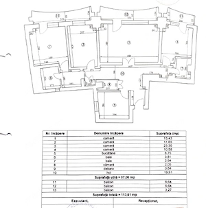Apartament cu 4 camere de vânzare Lujerului Militari