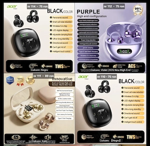 Căști wireless Clip-On   In-Ear - Lenovo   Acer   Aoc   WoSD TWS