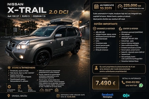SUV 4X4 Nissan x trail t31 2011 euro 5