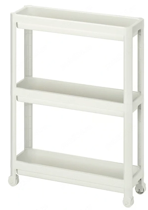 Etajera cu role Ikea, pentru baie sau bucatarie