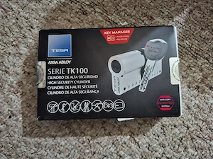 Cilindru de securitate pentru usa Tesa TK100-Nickel Tk-100 30X30 5L.