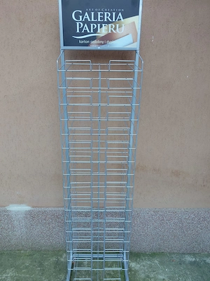 Vand stand metalic pentru expunere coli cartoane hartie