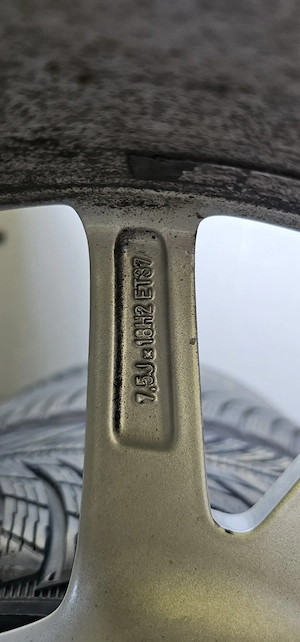 Roti Audi aliaj R18 7.5J ET 37 cu cauciucuri Michelin Pilot Alpin 5 225 50 R18 - imagine 7