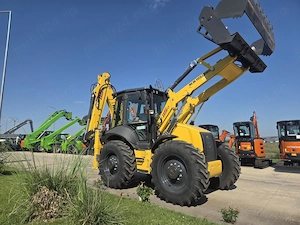 Buldoexcavator New Holland B115D, roti egale, Full option 120CP, cutie Powershift, cupa 4x1-88900eur - imagine 4