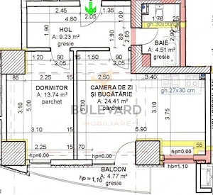 Comision 0! Apartament 2 camere bloc nou, etaj 21! - imagine 9