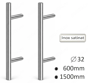 Set manere din inox satinat