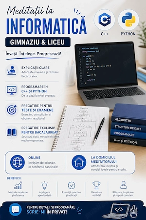 Învață Informatică ușor și eficient   Pregatire pentru Gimnaziu, Liceu și Bacalaureat