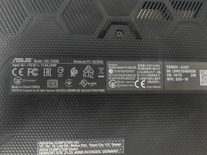 Asus TUF A15 FA506IV   Ryzen 7 4800H   RTX 2060   16 GB RAM   1 TB SSD