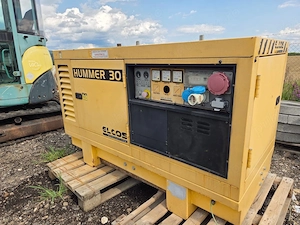 Generator diesel ELCOS HUMMER 30 - 30 kVA  24kW - Insonorizat - foarte puțin utilizat - 400V