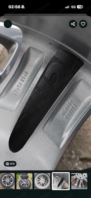 Jante Audi A8 Jante Audi A8 cu cauciucuri de vară 265/40 ZR20 - imagine 5
