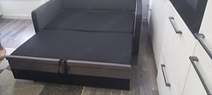 vind canapea extensibilă pt 2 persoane cu lada de depozitare ideala pt garsonieră sau ori ce alt spa
