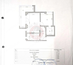 Militari Residence | Apartament 2 camere | 62mp | Decomandat | B10526 - imagine 12