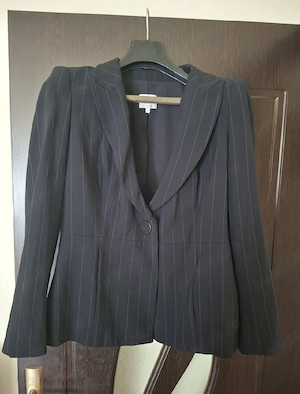 Sacou Damă Premium Armani Collezioni   Original, Dungi Fine, Croi Cambrat, Fabricat în Italia