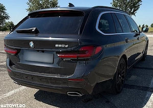 BMW Seria 5 Touring, 520d, 190 CP, Full Piele, Perlată, Unic proprietar - imagine 4