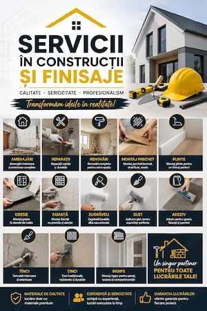 ofer diverse servicii de construcții si renovări 