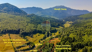 Teren 8500 mp, Valea Dălghiului - Vama Buzăului - vedere către Ciucaș - imagine 2