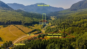 Teren 6000 mp, Valea Dălghiului - Vama Buzăului - vedere către Ciucaș - imagine 2