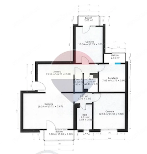 Apartament cu 3 camere de vânzare în zona Aurel Vlaicu - imagine 14