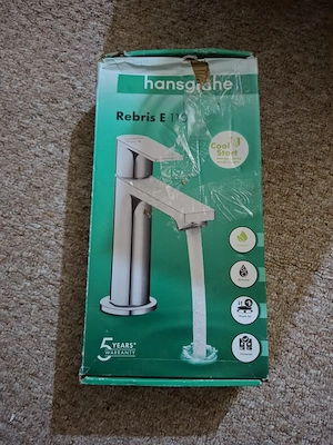 Baterie monocomandă lavoar Hansgrohe Rebris E 110, 72559000