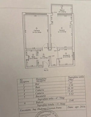 Apartament 2 camere decomandat-panorama superba-Complexul Studentesc - imagine 19