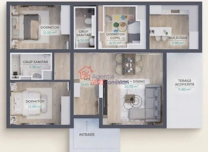 Casa la sol, 85mp, Miroslava-Voinesti, 155000euro - imagine 8