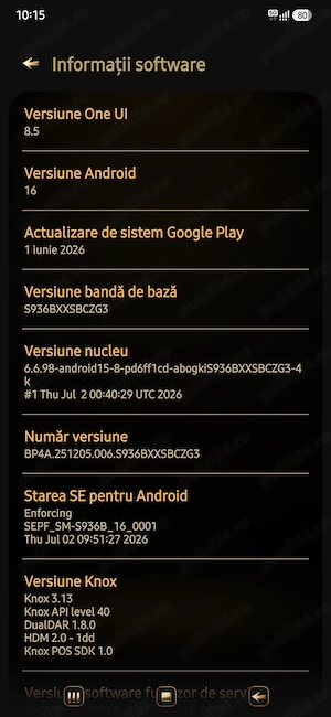 Vand telefon S25+
