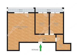 Apartament 3 camere 2 balcoane etaj intermediar zona Doamna Stanca - imagine 8