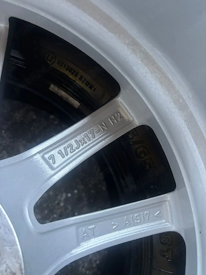 jante BMW audi vw 5x112 R17 originale  - imagine 4