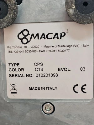 Tamper cafea Macap CPS Profesional, Made in Italy