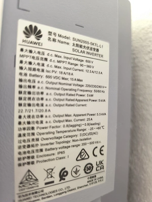 Invertor hibrid huawei sun2000-5ktl-l1 plus smartmeter Huawei