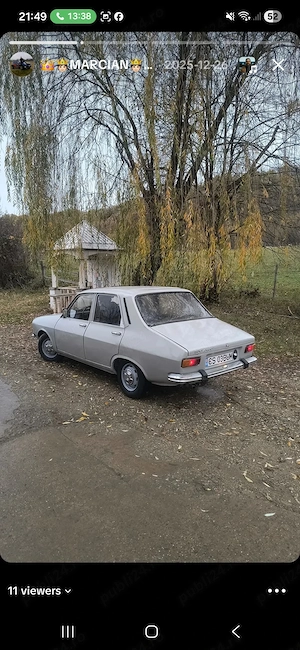 Vând sau schimb Dacia 1300 la 3127 km 1977 ITP valabil   - imagine 3