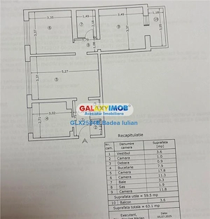 Apartament 3 camere renovat - etaj 7 - str Jean Steriadi - Titan - imagine 8
