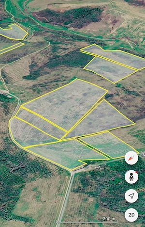 Vand teren in Lipova (Baile Lipova) 52,1 ha, curent 20 kv, drum betonat  - imagine 9