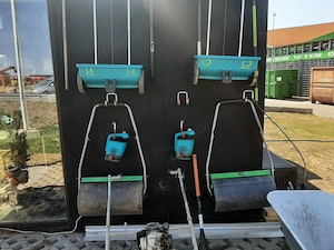Închiriez tăvălug gazon