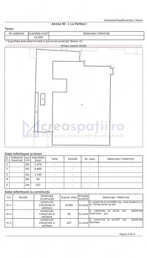Hala str. Stefan cel Mare Vaslui, langa mall, 9023mp - imagine 3