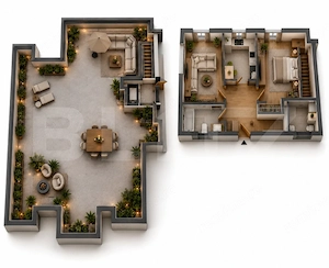 Apartament, decomandat, cu 2 camere - ansamblu nou 2024