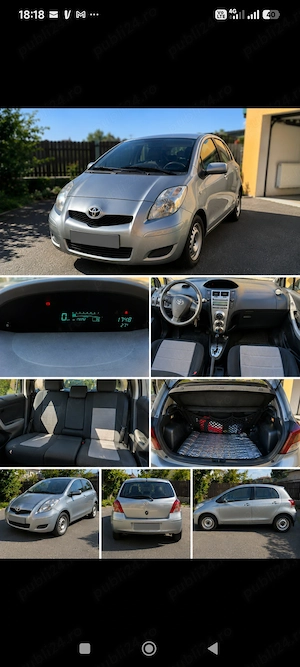 Toyota Yaris 1.33 VVT-i Multimode Automat   Unic proprietar   Fără accidente - imagine 5