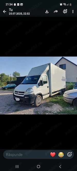 Vand Opel Movano an 2007, motor 2.2 dci