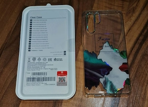Husa silicon antisoc originala Huawei Clear Case P30 Pro